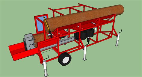 homemade wood processor plans